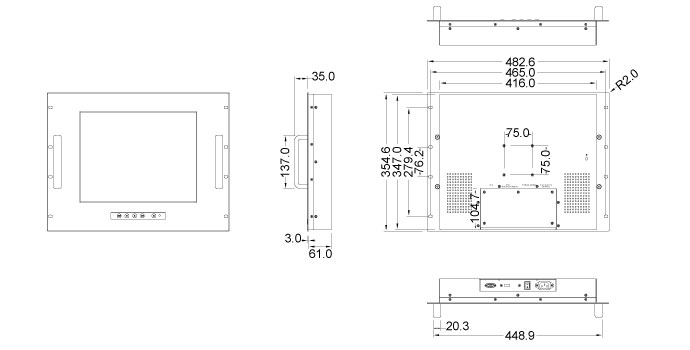 dimension wp 815