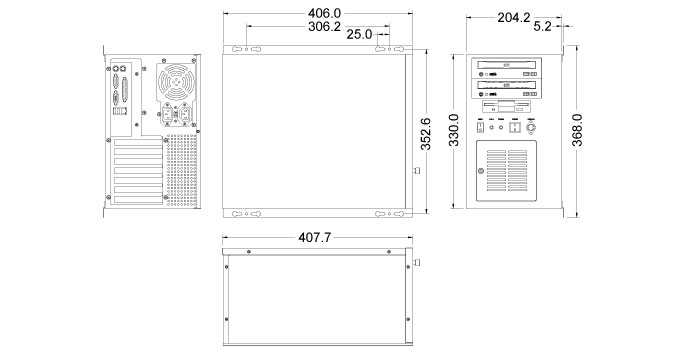 dimension wc 308a