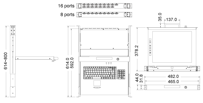 dimension ksr 117 CF