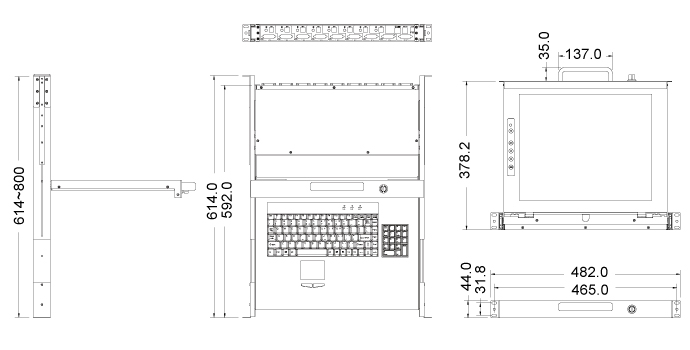 dimension ksr 117 DVI