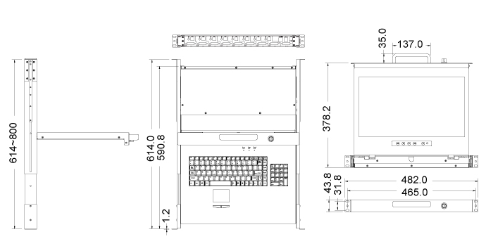 dimension ksr 117HD DVI